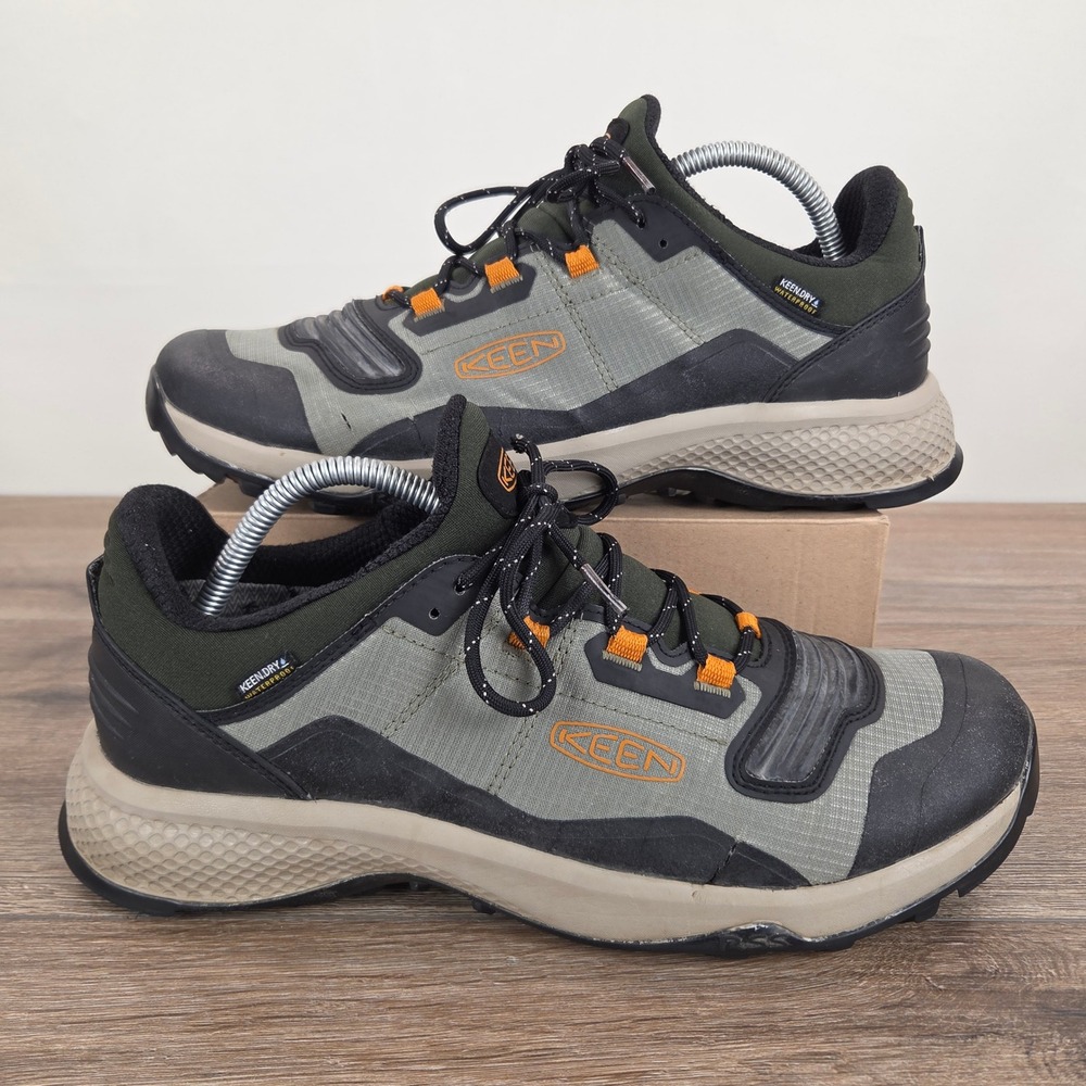Keen Tempo Flex Waterproof Mens Size 12 US Green Athletic Hiking Shoes 1025472